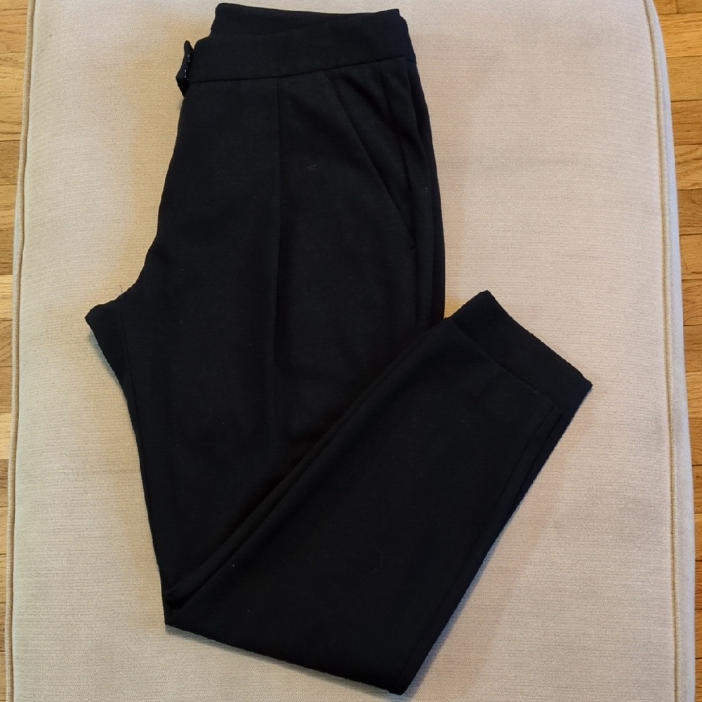 Theory Midnight Black Trousers Size 8